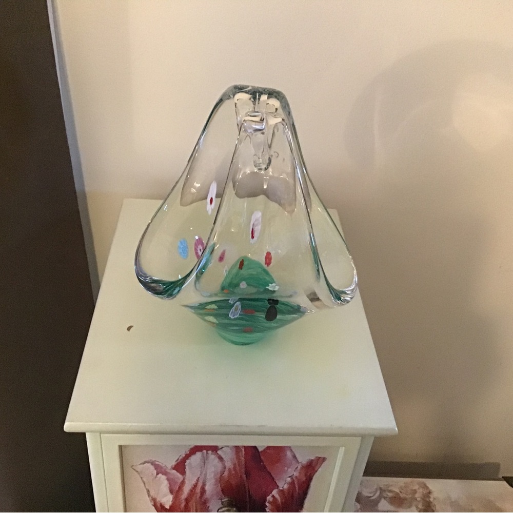 Murano Glass Basket